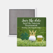 Golf Save the Date Golf Turnier st. Patrick's Magnet (Vorderseite/Rückseite)