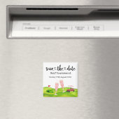Golf Save the Date Golf Turniergolfer Hochzeit Magnet (In Situ (Geschirrspüler))