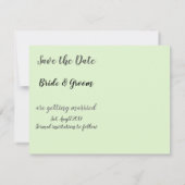 Golf Save the Date zum Hochzeitstag Ankündigung (Rückseite)