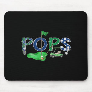 Golf schlägt Loch in einem Golf zum 1. Geburtstag Mousepad