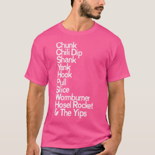 Golf schmutzige Wörter T-Shirt