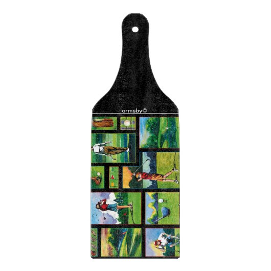 Golf-Schneidebrett Schneidebrett (Vorderseite)