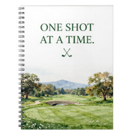 Golf-Schreibwarensammlung | Premium-Aquarell Notizblock