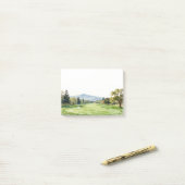 Golf-Schreibwarensammlung | Premium-Aquarell Post-it Klebezettel (Auf Schreibtisch)
