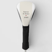 Golf-Schutzhülle Forever & Always Romantic Custom  Golf Headcover (Vorderseite)