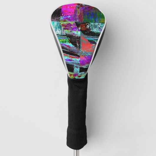 Golf-Schutzhülle – Neon Pulse Golf Headcover (Vorderseite)