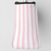 Golf-Schutzhülle Rosa & Weiß gestreift Golf Headcover (Rotieren 90)
