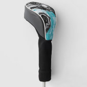 Golf-Schutzhülle - Surface Current Abstract Flow Golf Headcover (angewinkelt)