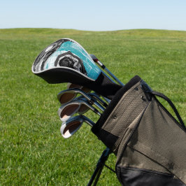 Golf-Schutzhülle - Surface Current Abstract Flow  Golf Headcover