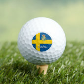 Golf Schweden & Schwedische Flagge / Golf Ball (Insitu T-Shirt)