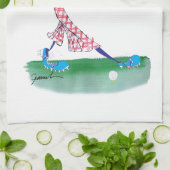 Golf-Schwingen, tony fernandes Handtuch (Gefaltet)