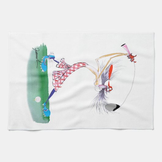 Golf-Schwingen, tony fernandes Handtuch (Horizontal)