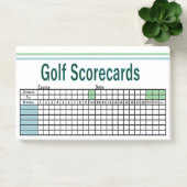 Golf Scorecards Post-it Klebezettel (Büro)