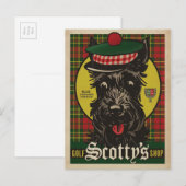 Golf Scotty's Laden Postkarte (Vorne/Hinten)
