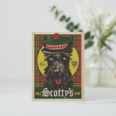Golf Scotty's Shop Postkarte (Stehend Vorderseite)