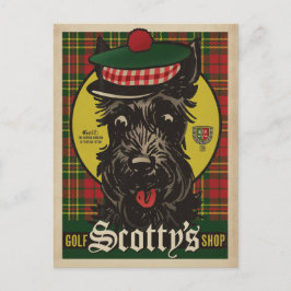 Golf Scotty's Shop Postkarte