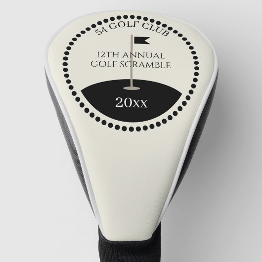 Golf Scramble Club Name Headcover