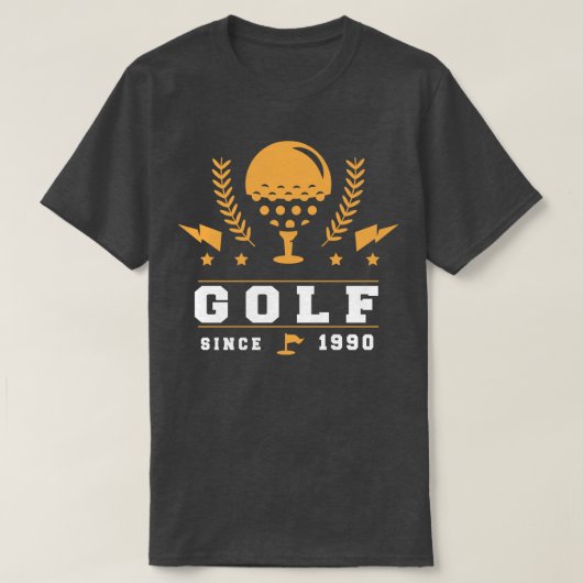 Golf seit 1990 T-Shirt (Design vorne)