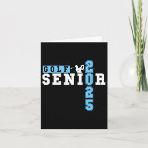 Golf Senior Night Golf Senior 2025 Abschluss &# Karte