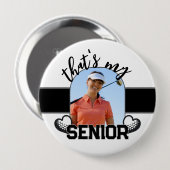 Golf Senior-Player-Taste für Eltern Button (Vorne & Hinten)