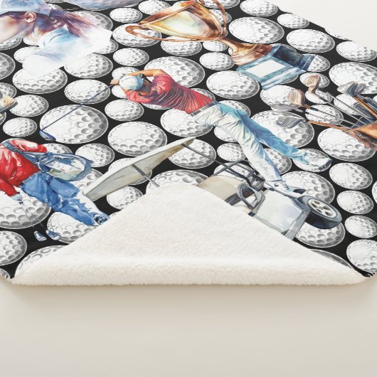 Golf Sherpadecke (3/4)