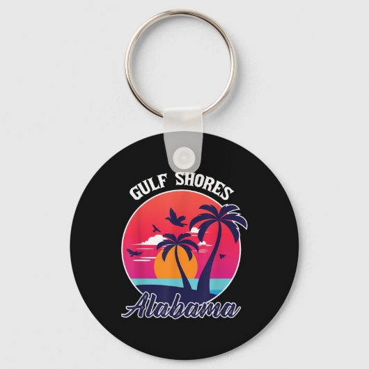 Golf Shores Beach Alabama Familienurlaub Souvenir Schlüsselanhänger (Vorderseite)