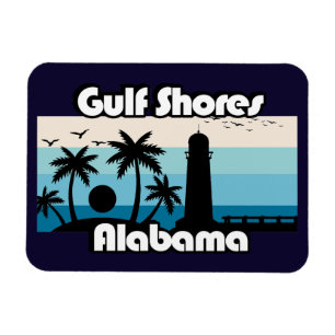 Golf Shows Beach Alabama Magnet