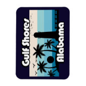 Golf Shows Beach Alabama Magnet (Vertikal)
