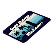 Golf Shows Beach Alabama Magnet (Linke Seite)