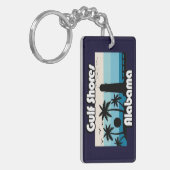 Golf Shows Beach Alabama Schlüsselanhänger (Vorderseite links)