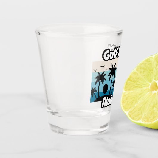 Golf Shows Beach Alabama Schnapsglas (Links)