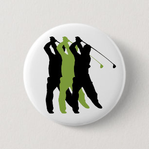 Golf-Silhouette Button