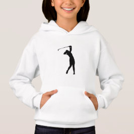 Golf-Silhouette-Jungen-Hoodie Lustiges Geschenk fü Hoodie