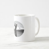 Golf-Silhouette Kaffeetasse (VorderseiteRechts)