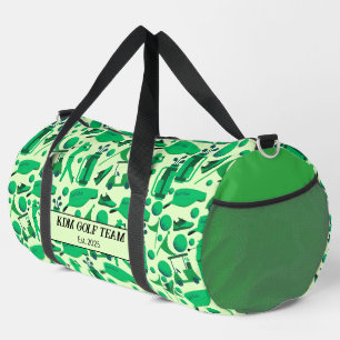 Golf-Silhouette-Muster Klassische Markenbildung Ge Duffle Bag