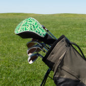 Golf-Silhouette-Muster Klassisches Team Golf Headcover (In SItu)