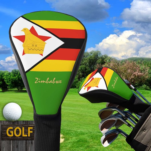 Golf Simbabwe / Flagge / Golf Clubs Abdeckung Golf Headcover