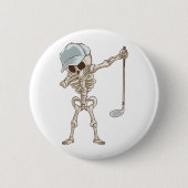 Golf Skeleton Button (Vorderseite)