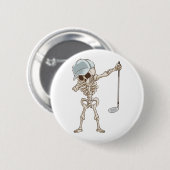 Golf Skeleton Button (Vorne & Hinten)
