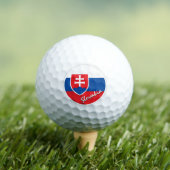 Golf Slowakei & Slowakei Flagge / Golf Ball (Insitu T-Shirt)