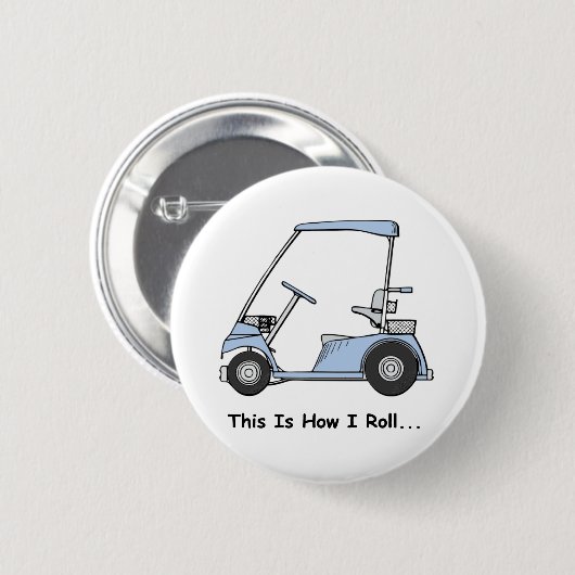Golf So rolle ich Button (Vorne & Hinten)