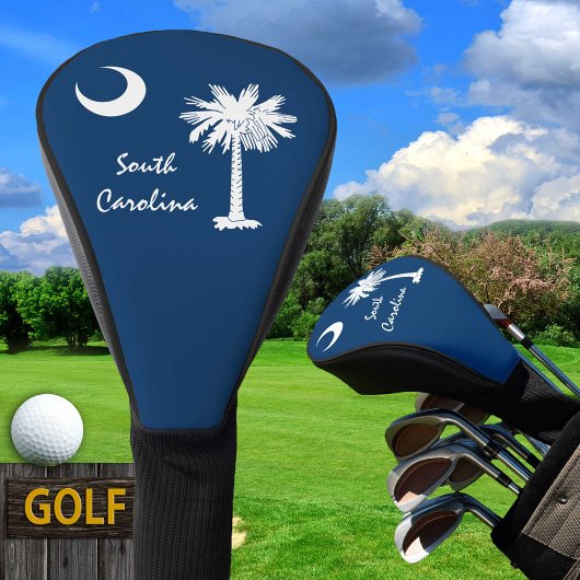 Golf South Carolina & Flag / Golf Clubs Abdeckung Headcover