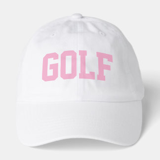 GOLF Spaß Bold Rosa Sportlich Text Weißer Hintergr Truckerkappe