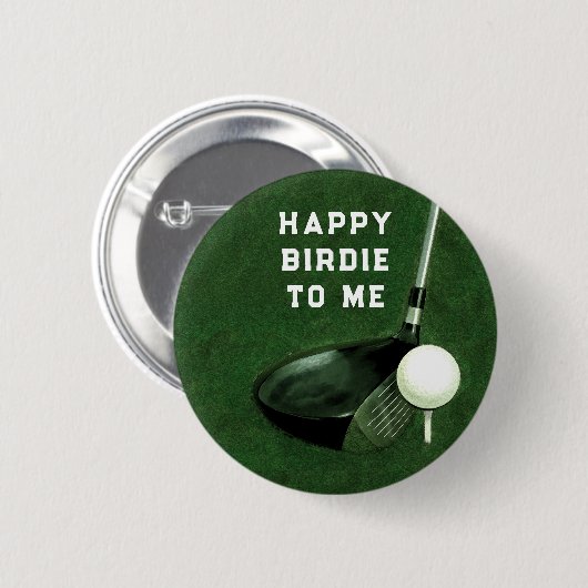 Golf Spaß Button (Vorne & Hinten)