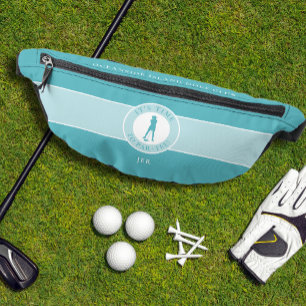 Golf Spaß Funny Par T-Shirt Golfer Aquamarines Grü Bauchtasche