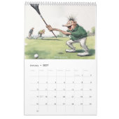 Golf Spaß Kalender (Jan 2027)