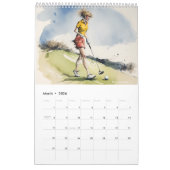 Golf Spaß Kalender (Mär 2026)