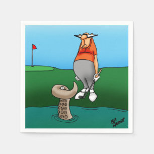 Golf Spaß Party Napkins Serviette