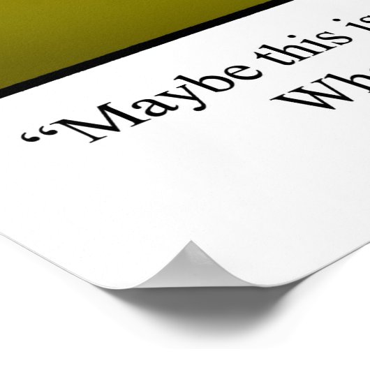 Golf Spaß Poster (Ecke)