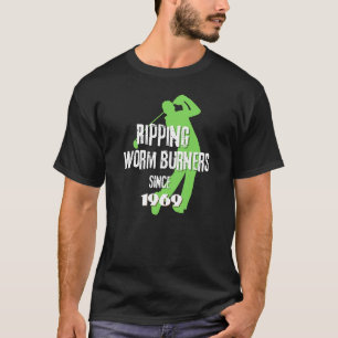 Golf Spaß - Wurmbrenner - T-Shirt